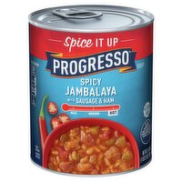 Progresso Hot Spicy Jambalaya with Sausage & Ham Soup, 18.5 oz, 18.5 Ounce