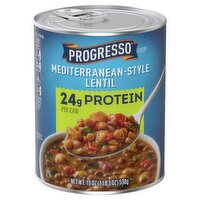 Progresso Mediterranean-Style Lentil Soup, 19 oz, 19 Ounce