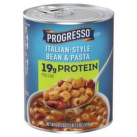 Progresso Italian-Style Bean & Pasta Soup, 18.5 oz, 18.5 Ounce