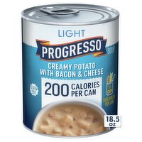 Progresso Light Creamy Potato with Bacon & Cheese Soup, 18.5 oz, 18.5 Ounce