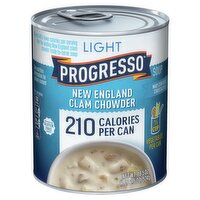 Progresso Light New England Clam Chowder Soup, 18.5 oz, 18.5 Ounce