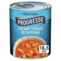 Progresso Traditional Creamy Tomato with Penne Soup, 18.5 oz, 18.5 Ounce