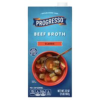 Progresso Classic Beef Broth, 32 oz, 32 Ounce