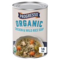 Progresso Organic Chicken & Wild Rice Soup, 14 oz