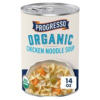 Progresso Organic Chicken Noodle Soup, 14 oz, 14 Ounce