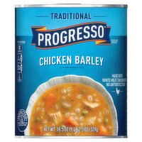 Progresso Traditional Chicken Barley Soup, 18.5 oz, 18.5 Ounce