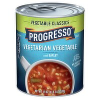 Progresso Vegetable Classics Vegetarian Vegetable with Barley Soup, 19 oz