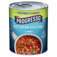 Progresso Vegetable Classics Vegetarian Vegetable with Barley Soup, 19 oz, 19 Ounce