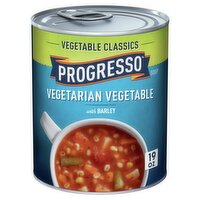 Progresso Vegetable Classics Vegetarian Vegetable with Barley Soup, 19 oz, 19 Ounce