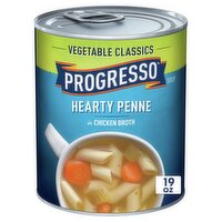 Progresso Vegetable Classics Hearty Penne in Chicken Broth Soup, 19 oz, 19 Ounce