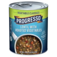 Progresso Vegetable Classics Lentil with Roasted Vegetables Soup, 19 oz, 19 Ounce