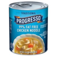 Progresso Traditional 99% Fat Free Chicken Noodle Soup, 19 oz, 19 Ounce