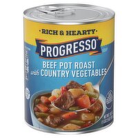 Progresso Rich & Hearty Beef Pot Roast with Country Vegetables Soup, 18.5 oz, 18.5 Ounce