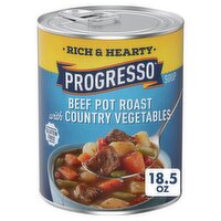 Progresso Rich & Hearty Beef Pot Roast with Country Vegetables Soup, 18.5 oz, 18.5 Ounce