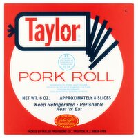 Taylor Pork Roll, 6 oz