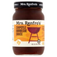 Mrs. Renfro's Med Hot Chipotle Barbecue Sauce, 16 fl oz