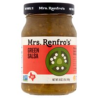 Mrs. Renfro's Mrs. Renfro's Hot Green Salsa, 16 oz, 16 Ounce 