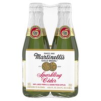 Martinelli's Gold Medal Sparkling Cider, 8.4 fl oz, 4 count