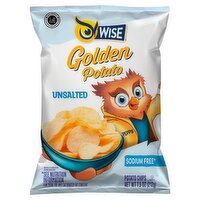Wise Golden Potato Unsalted Sodium Free Potato Chips, 7.5 oz