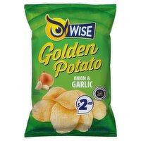 Wise Onion & Garlic Flavored Potato Chips, 3.25 oz, 3.25 Ounce