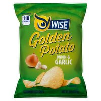 Wise Golden Onion & Garlic Flavored Potato Chips, 0.75 oz