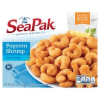 SeaPak Oven Crispy Popcorn Shrimp Family Size, 25 oz, 25 Ounce