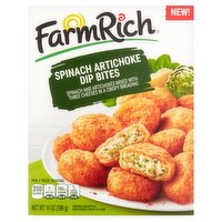 FarmRich Spinach Artichoke Dip Bites, 14 oz