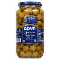 Goya Manzanilla Spanish Olives Stuffed with Minced Pimientos, 20 oz