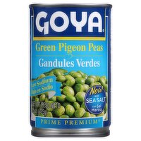 Goya Prime Premium Low Sodium Green Pigeon Peas, 15 oz, 15 Ounce