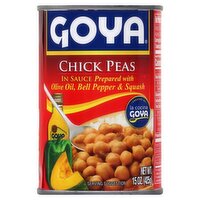 Goya Chick Peas in Sauce, 15 oz