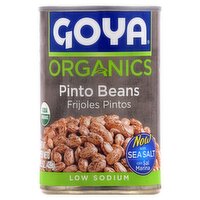 Goya Organics Low Sodium Pinto Beans, 15.5 oz