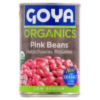 Goya Organics Low Sodium Pink Beans, 15.5 oz