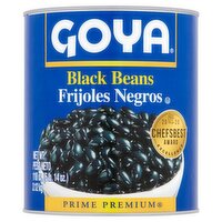 Goya Prime Premium Black Beans, 110 oz