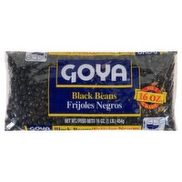 Goya Black Beans, 16 oz, 16 Ounce