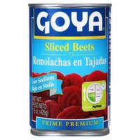 Goya Prime Premium Sliced Beets, 15 oz