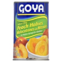 Goya Yellow Cling Peach Halves in Heavy Syrup, 15.25 oz