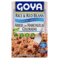 Goya Low Sodium Rice & Red Beans, 7 oz