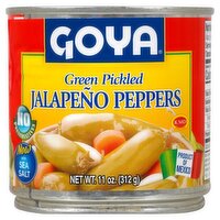 Goya Green Pickled Jalapeño Peppers, 11 oz