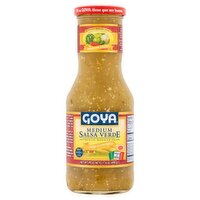 Goya Medium Salsa Verde, 17.6 oz, 17.6 Fluid ounce