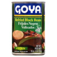 Goya Refried Black Beans, 16 oz