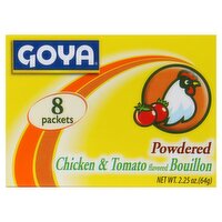 Goya Powdered Chicken & Tomato Flavored Bouillon, 2.25 oz