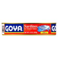 Goya Sardines in Tomato Sauce, 15 oz