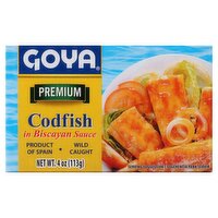 Goya Premium Codfish in Biscayan Sauce, 4 oz