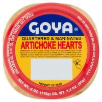 Goya Quartered & Marinated Artichoke Hearts, 6 oz, 6 Ounce