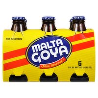 Goya Malta Non-Alcoholic Malt Beverage, 7 fl oz, 6 count