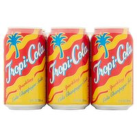 Tropi-Cola Sparkling Cola Champagne Soda, 12 fl oz, 6 count