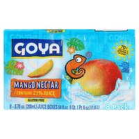 Goya Mango Nectar Juice, 6.76 oz, 8 count