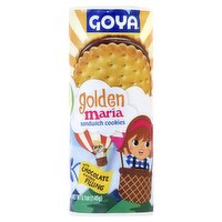 Goya Golden Maria Sandwich Cookies with Chocolate Flavored Filling, 5.1 oz