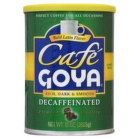 Café Goya Rich, Dark & Smooth Bold Latin Flavor Decaffeinated Coffee, 10 oz