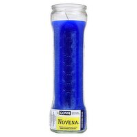 Goya Novena Blue Tall Tumbler Candle